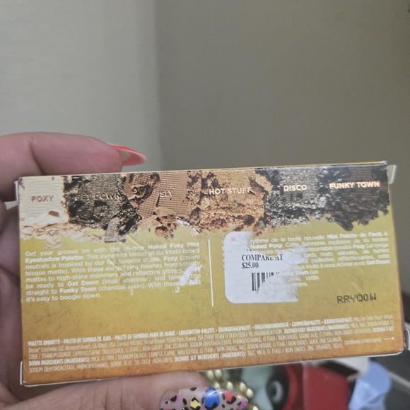 Urban Decay Naked Foxy Mini Eyeshadow Palette NIB - Picture 5 of 5